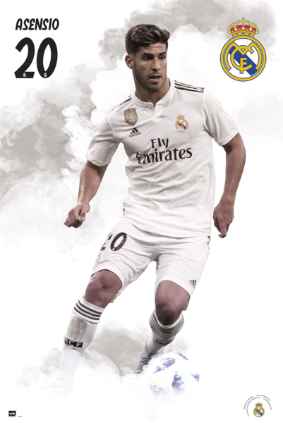 Fußball - Poster - Real Madrid - Asensio 18/19