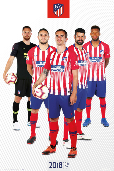 Fußball - Poster - Atletico Madrid - Players 18/19