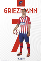 Fußball - Poster - Atletico Madrid - Griezmann 18/19