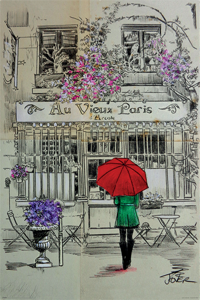 Jover, Loui - Poster - Au Vieux Paris