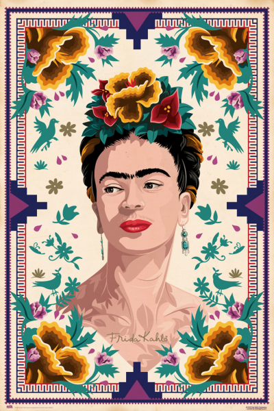 Kahlo, Frida - Poster - Illustration