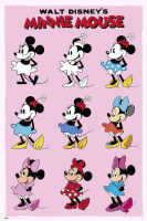 Disney - Poster - Minnie Mouse Evolution + Zusatzartikel