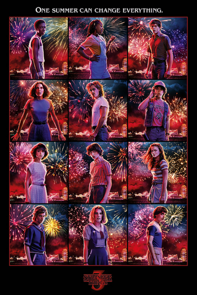 Stranger Things - Poster - Character Montage