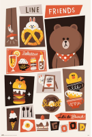 Line Friends - Poster - Let´s do Brunch