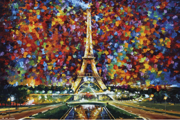 Leonid Afrémov - Poster - Paris