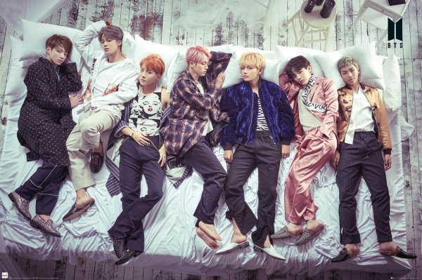 BTS - Poster - Group bed