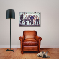 BTS - Poster - Group bed