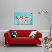 BTS - Poster - Group Blue