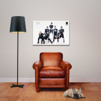 BTS - Poster - Black and white