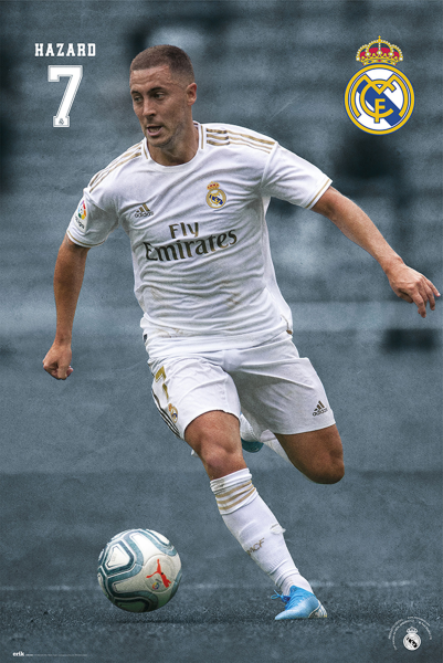 Fußball - Poster - Real Madrid - Hazard 19/20