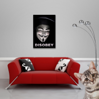 V Mask Guy Fawkes - Poster - Disobey