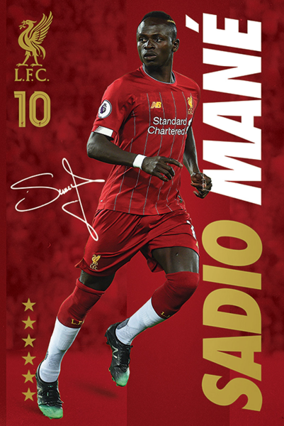 FC Liverpool - Poster - Sadio Mane