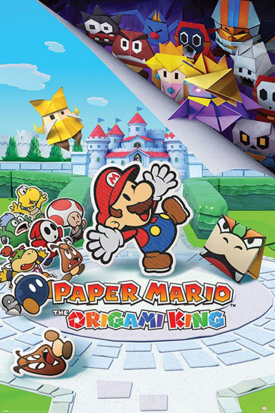 Paper Mario - Poster - The Origami King