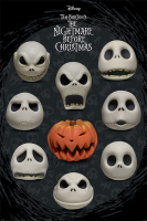 Nightmare Before Christmas - Poster - Many Faces of Jack
