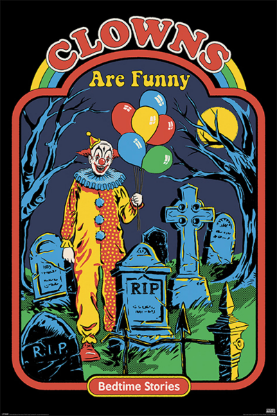 Steven Rhodes - Poster - Clowns are Funny