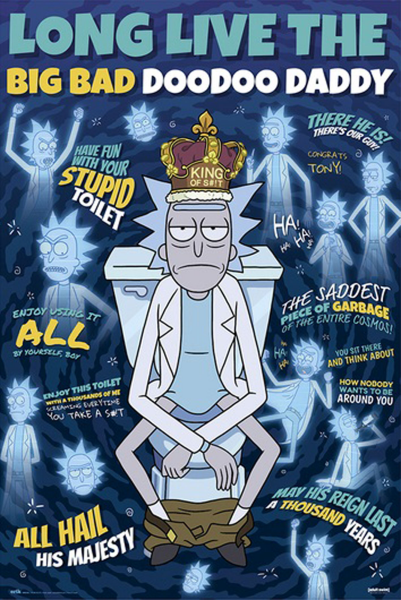 Rick & Morty - Poster - Doodoo Daddy
