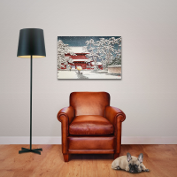 Kawase - Poster - Zojo Temple in the Snow