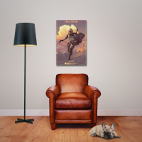 Star Wars - Poster - The Mandalorian - on the Run