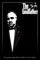 Godfather, The - Poster - Red Rose