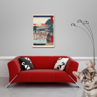 Hiroshige - Poster - Ichikoku Bridge In The Eastern Capital