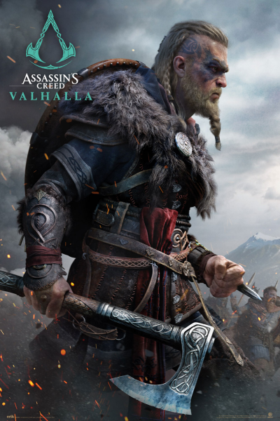 Assassins Creed - Poster - Valhalla - Kampf