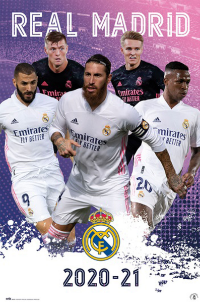 Fußball - Poster - Real Madrid - Gruppe 20/21