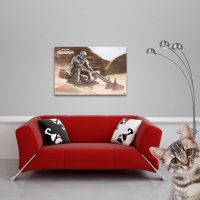 Star Wars - Poster - The Mandalorian - Speeder Bike