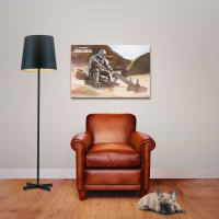 Star Wars - Poster - The Mandalorian - Speeder Bike