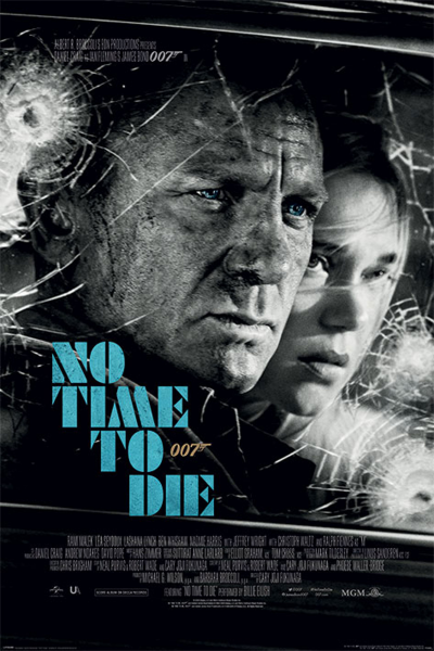 James Bond 007 - Poster - No Time To Die - Noir