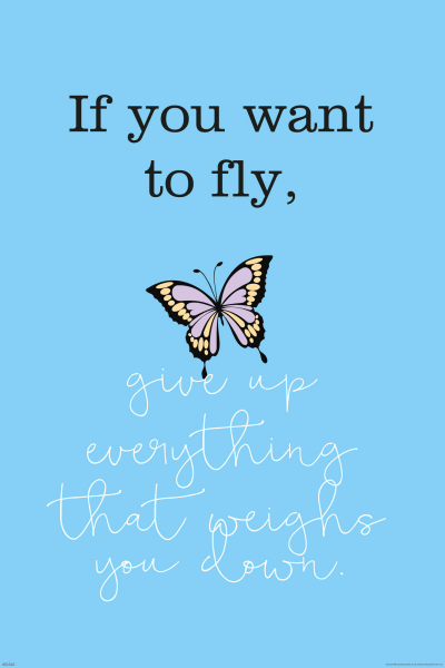 Motivational - Poster - If you want to fly