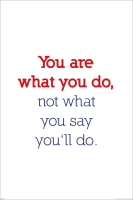 Motivational - Poster - You are what you do