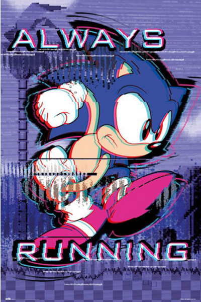 Sonic - Poster - Always Running