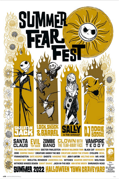 Nightmare Before Christmas - Poster - Summer fear Fest