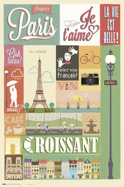 Paris - Poster - Collage