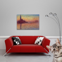Monet, Claude - Poster - San Giorgio Maggiore at Dusk