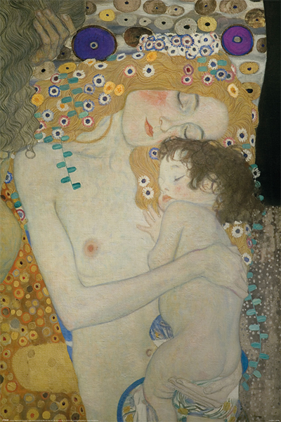 Klimt, Gustav - Poster - Mother and Child