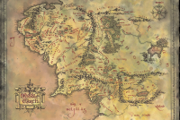 Lord of the Rings, The - Poster - Middle Earth Map