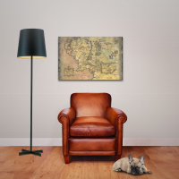 Lord of the Rings, The - Poster - Middle Earth Map