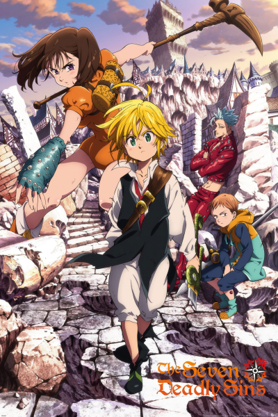 Seven Deadly Sins - Poster - Key Art 2