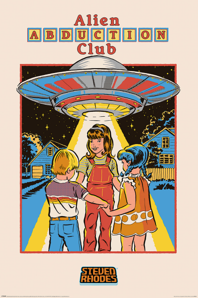 Steven Rhodes - Poster - Alien Abduction Club