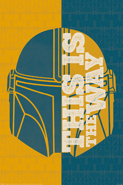 Star Wars - Poster - The Mandalorian - Half/Half