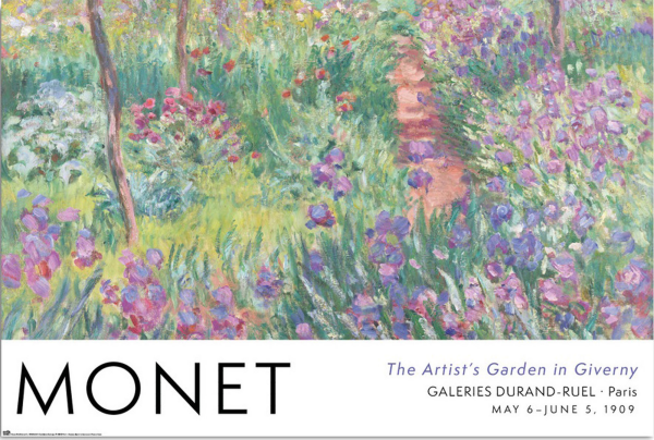 Monet, Claude - Poster - Garden in Giverny