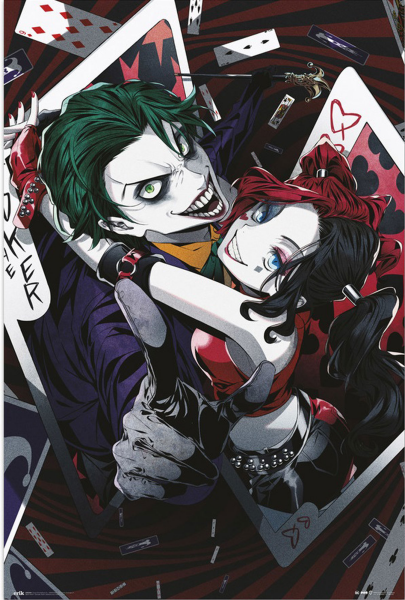 DC Comic - Poster - Harley Quinn & Joker Anime