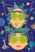 Rick & Morty - Poster - High in the Sky