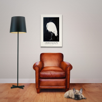 Ohara Koson - Poster - Egret in the Rain