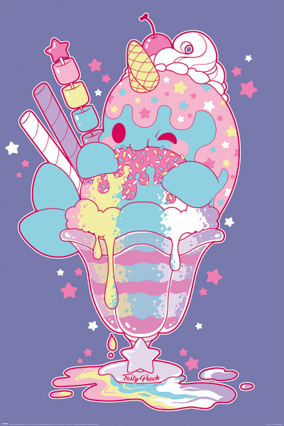 Tasty Peach - Poster - Nomwhal