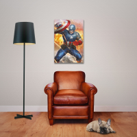 Captain America - Poster - under Fire