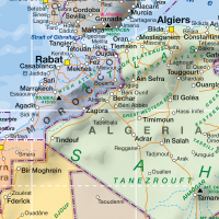 Landkarten  - Poster - Africa Map