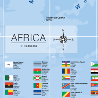 Landkarten  - Poster - Africa Map