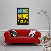 Nirvana - Poster - Smiley Squares